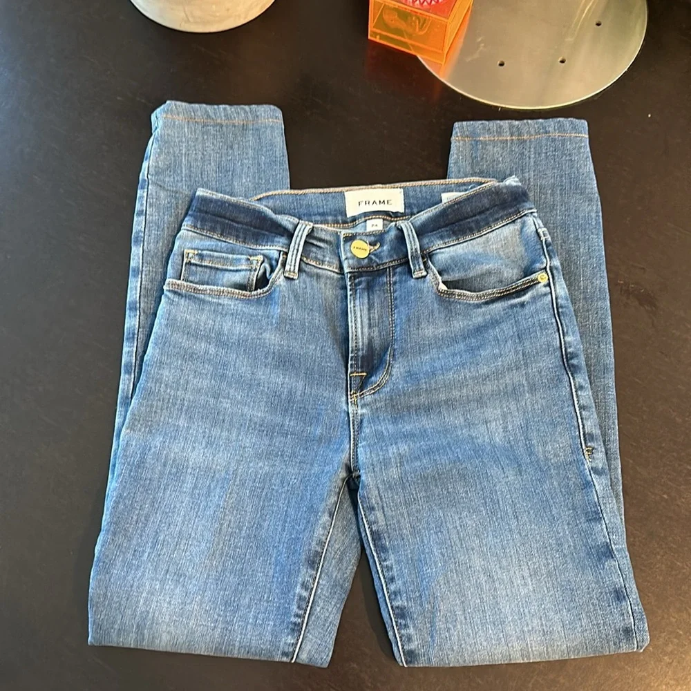 FRAME Le Skinny de Jeanne Crop Jeans - Picture 6 of 7